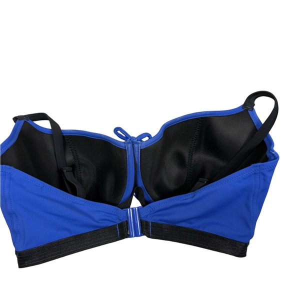 Pour Moi Blue Swimsuit top size 36H - Picture 3 of 9